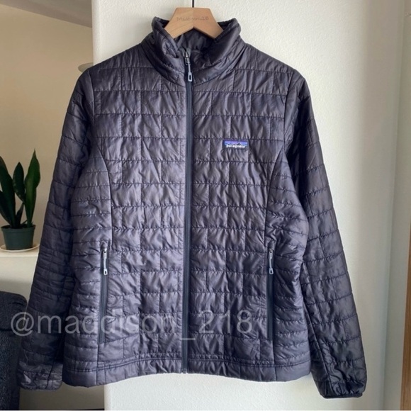 Patagonia Nano Puff Jacket Medium Black Windproof Water Resistant M - Picture 2 of 11
